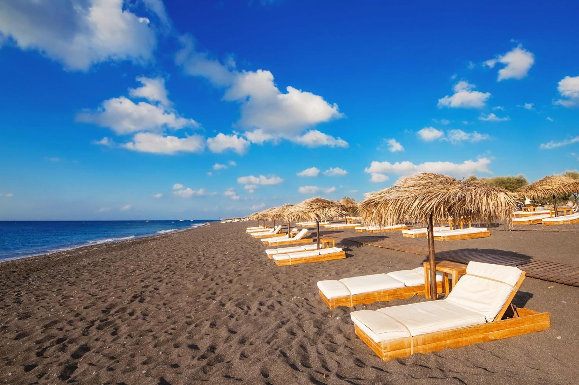 Santorini Seaside Retreat - Flora'S Summer Escape Perissa  Ngoại thất bức ảnh